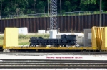 Another P+H Harnischfeger component rides a company bulkhead flat